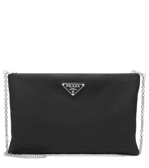 prada medium padded nylon clutch bag|Prada purses.